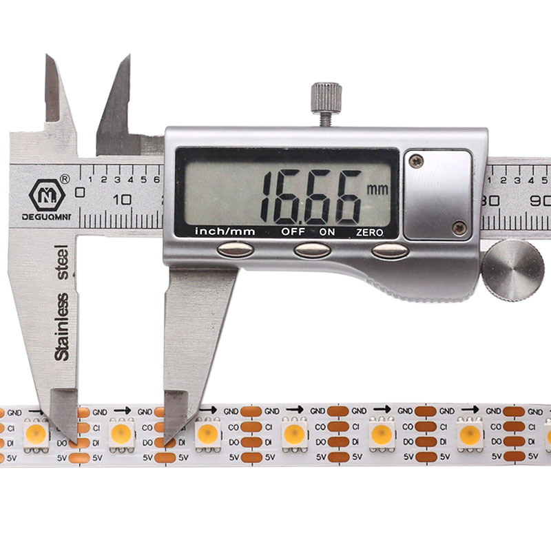 APA102 DC5V 60LEDs/m Warm White Digitally Addressable Led Strips - Outdoor Advertising Signs - 5m/16.4ft per roll APA102 DC5V 60LEDs/m Warm White Digitally Addressable Led Strips - Outdoor Advertising Signs - 5m/16.4ft per roll